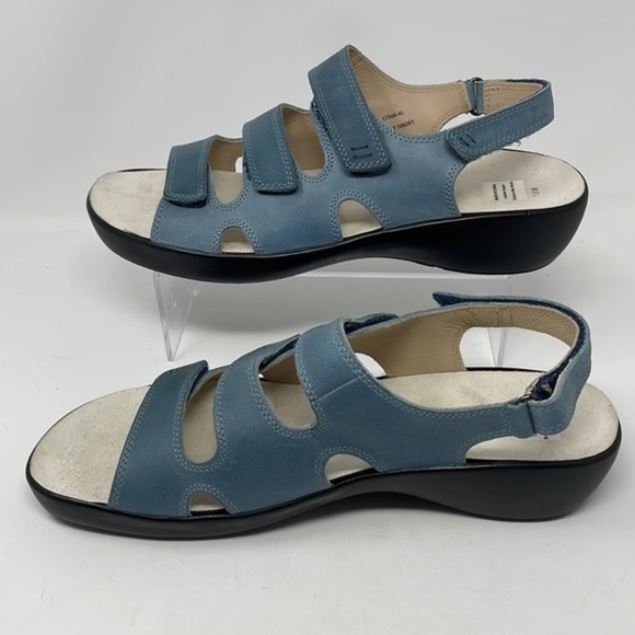 💎 RARE FIND 💎 Barefoot Freedom “Alma” Leather FULLY Adjustable Sandals SZ 13N - Picture 3 of 10